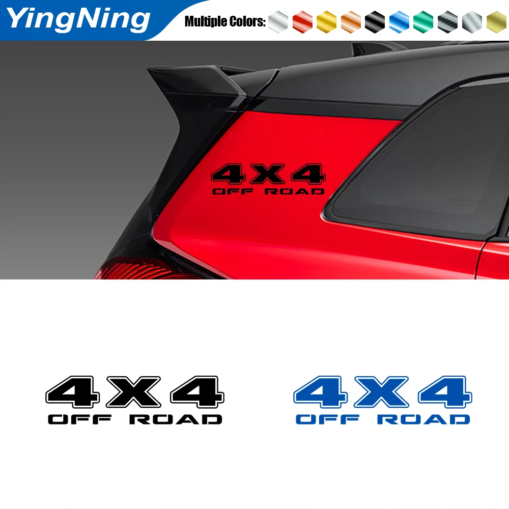 

Car Trunk Sticker 4x4 Off Road Auto Decorative Waterproof Vinyl Decal for Mitsubishi Lada Jeep Polo Lada Bmw Audi Jeep VW ford
