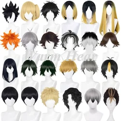 Anime Synthetic Kozume Kenma Yachi Hitoka Yu Nishinoya Akaashi Keiji Kotarou Bokuto Hinata Shouyou Shinsuke Kita Cosplay Wigs