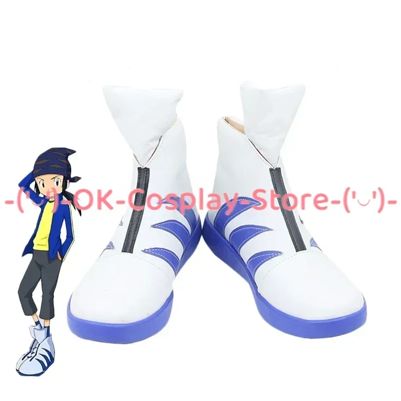 

[На заказ] Minamoto Kouji обувь для косплея аниме реквизит для ролевых игр Хэллоуин карнавал праздничная вечеринка сапоги из искусственной кожи с круглым носком