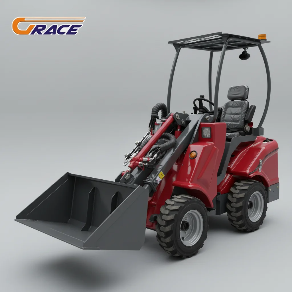 

5-тонный колесный погрузчик Гидравлический дизельный сверхмощный погрузчик для карьерных операций