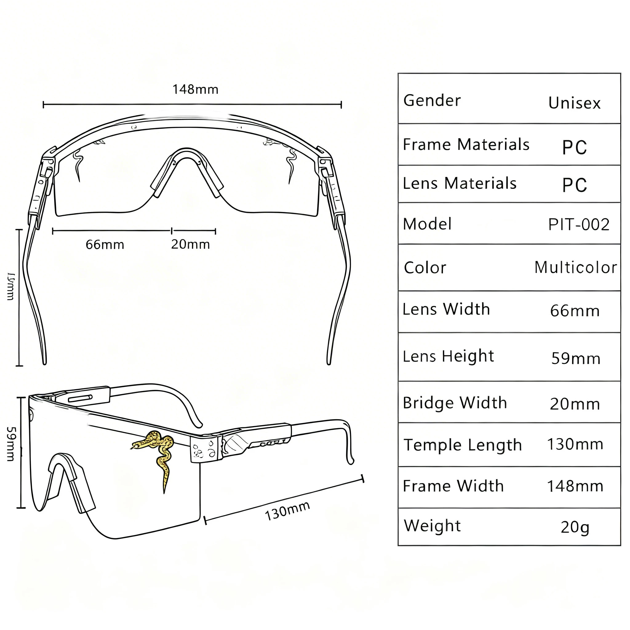 Brand Men Women Outdoor Sports Goggles UV400 Cycling Sunglasses MTB Bike Bicycle Party Running Windproof Protection Eyewear