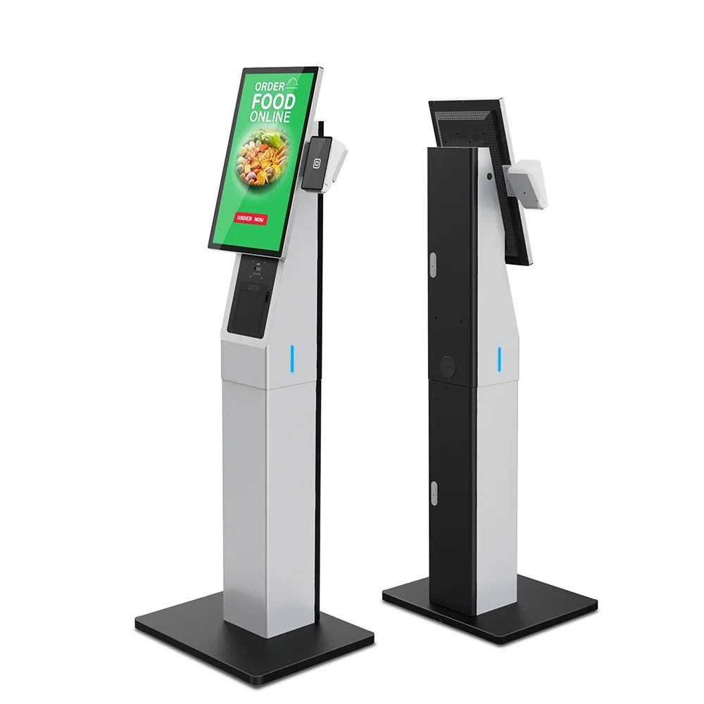 Zhzn 21.5 Inch Capacitive Touch Self Service Kiosk Automatic Ordering Information Kiosk Android Payment Kiosks in Restaurant