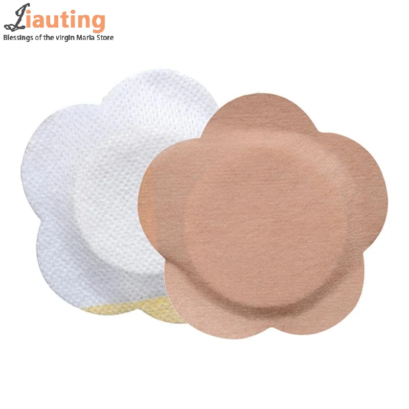 50 ชิ้น/เซ็ตเปลี่ยนทิ้งน้ํามันละหุ่ง Pack Self-Adhesive กาวสติกเกอร์ Seepage ทน Belly ปุ่มป้องกัน