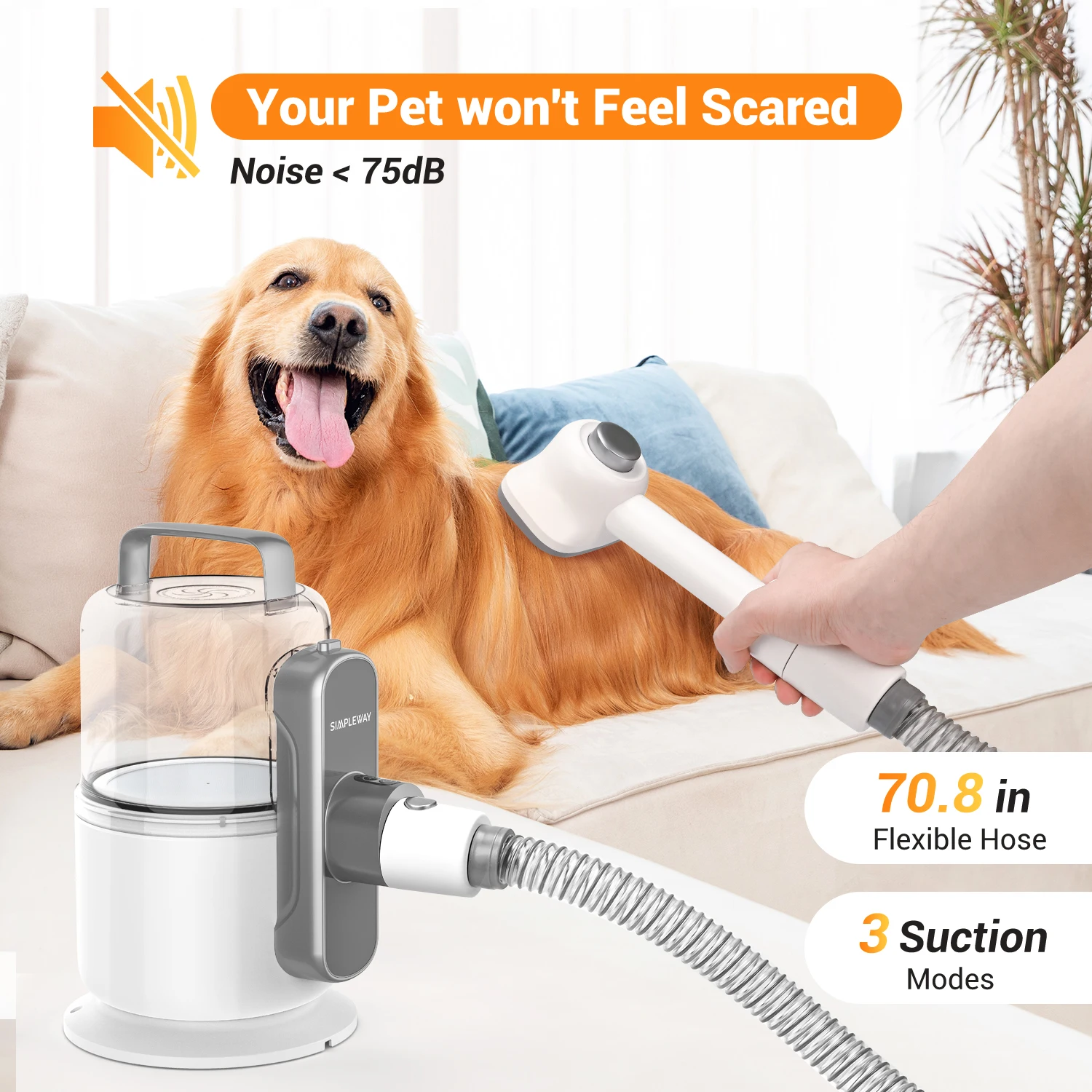 Pet Grooming Kit Vaccum Cleaner Multifunctional Pet Grooming Kit Vacuum Cleaner Dog Cat Grooming Vacuum Cleaner