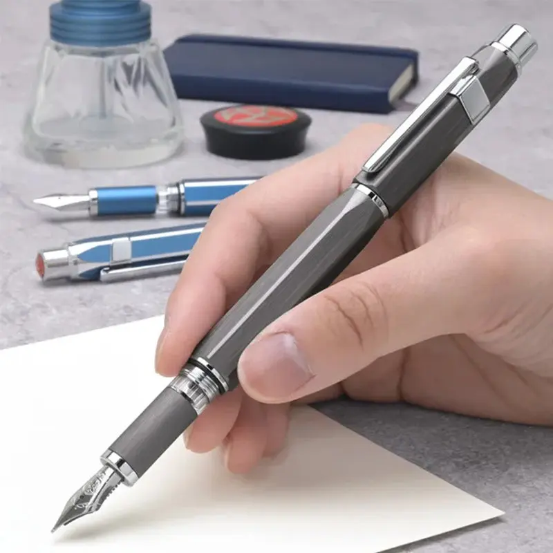 2027 TWSBI Precision Fountain Pen Metal Hexagonal Rod Business Office Calligraphy Pen Practice Writing Gift Stationery Supplies