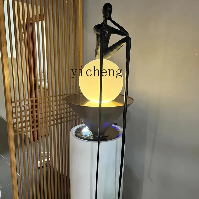 

XL1 abstract figure flowing water ornament, living room entrance TV cabinet on both sides of home accessories