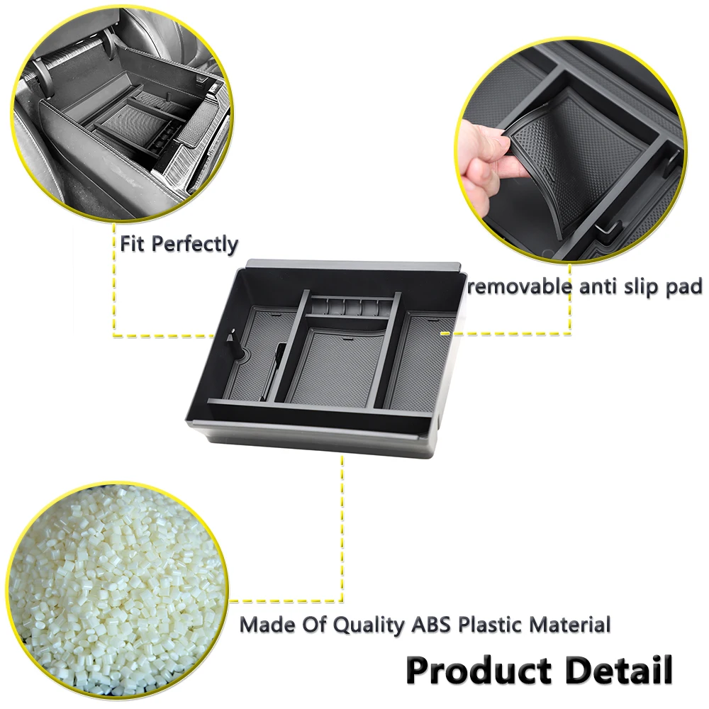 مسند الذراع صندوق تصنيف درج منظم ل جيب جراند واجونير L 2022-2025 الجبهة الخلفية مسند الذراع صندوق تخزين اكسسوارات السيارات #5