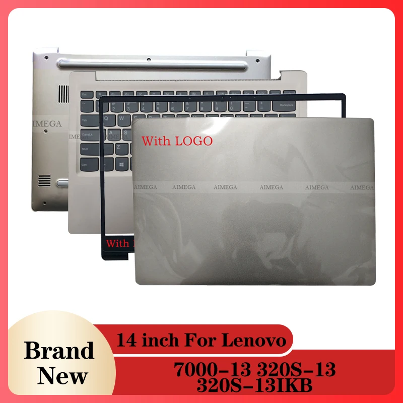 

NEW Notebook Computer Case For Lenovo 7000-13 320S-13 320S-13IKB Silver Laptop LCD Back Cover/Front Bezel/Palmrest/Bottom Case