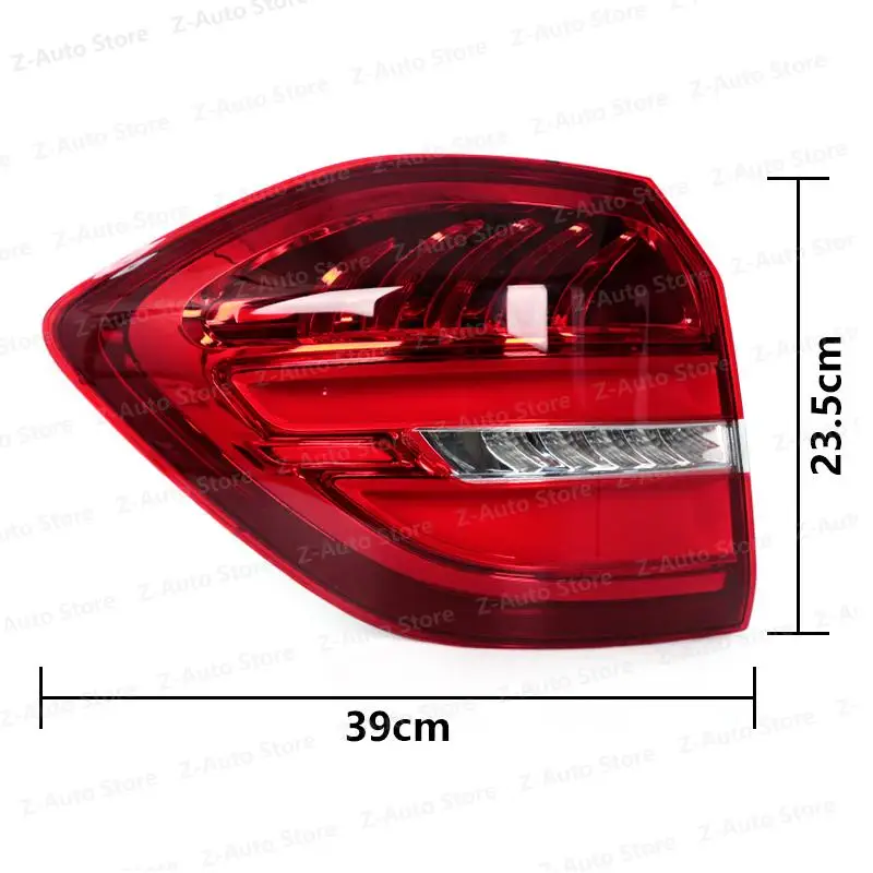 For Mercedes-Benz GLS CLASS X166 2016 2017 2018 2019 Car LED Rear Outer Tail Light Brake Light Taillight LED Stop Lamp