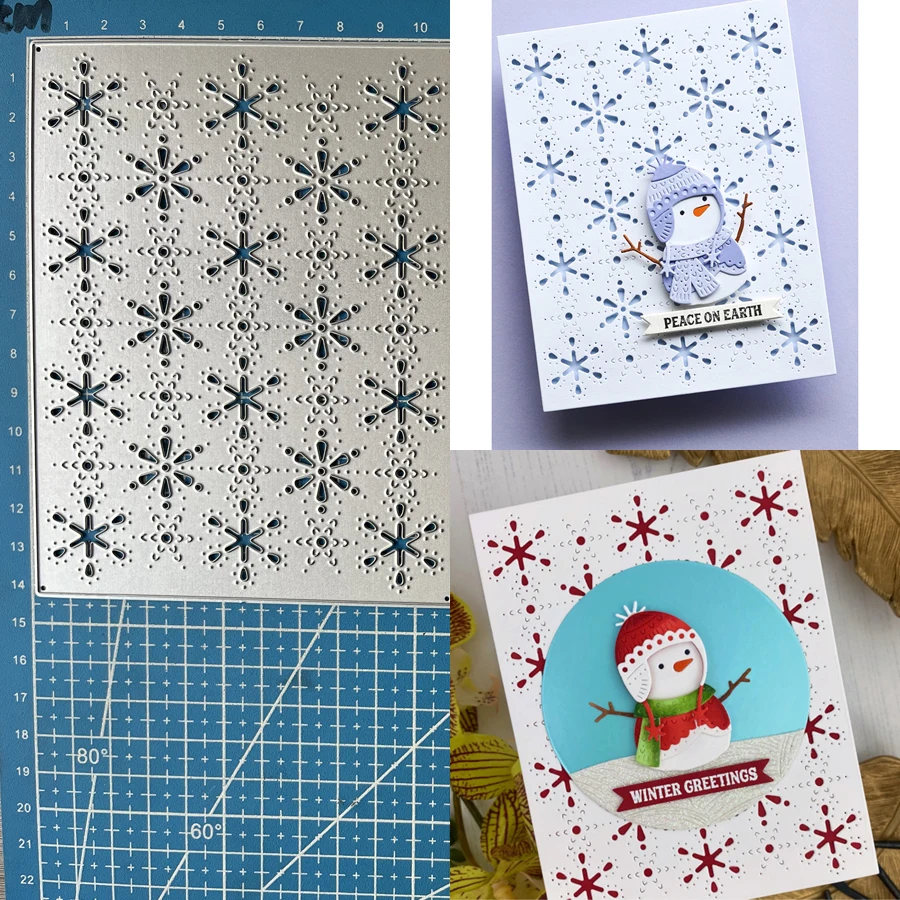 Lucky Goddess Metal Cutting Dies Snowflake Plate Diy Scrapbooking Photo Album Decorative Embossing Paper Card Crafts