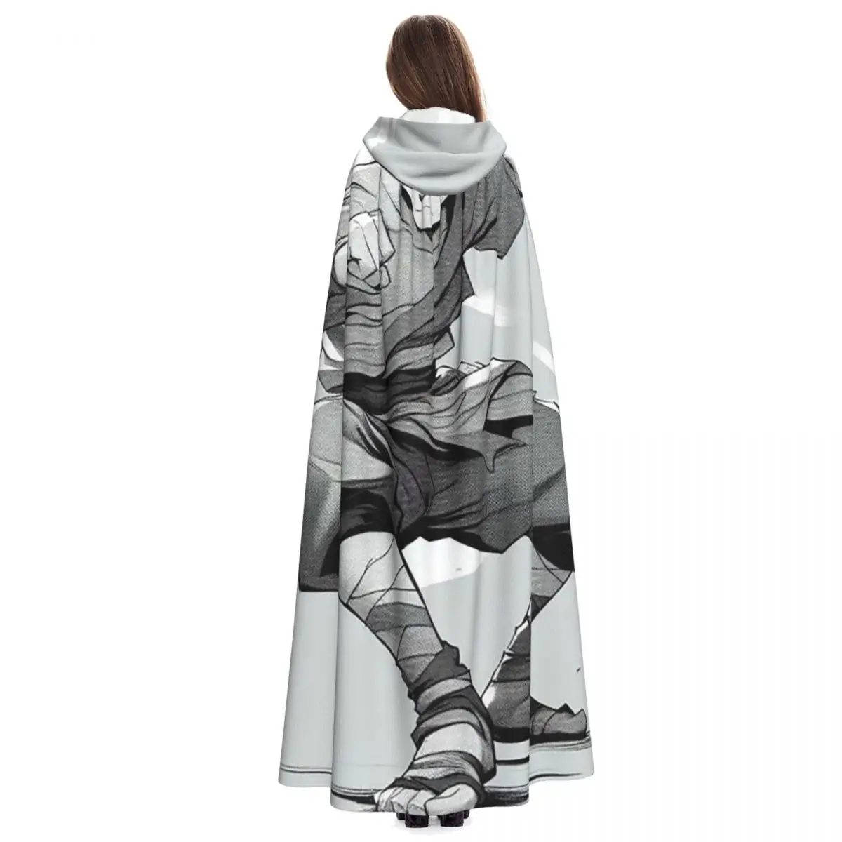 아바타 마지막 에어벤더 아바타 아앙 긴 후드 망토 마녀 중세 의상 코스프레 케이프 할로윈 코트 성인 유니섹스