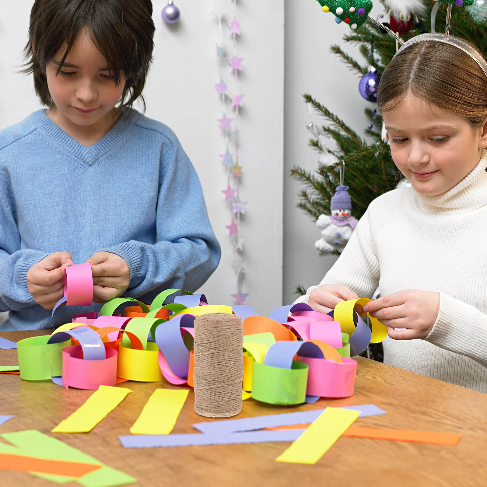 

1 Roll Jute Cord Strong Supple Twine for Gift Wrapping Party Decor Crafts Reusable Packaging Material Twine String