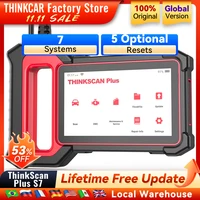 THINKCAR Thinkscan S7 S6 S4 OBD2 Escáner Herramientas de diagnóstico Automotivo OBD Escáner Auto Diagnóstico Código de herramientas Lector 28 Restablecimiento