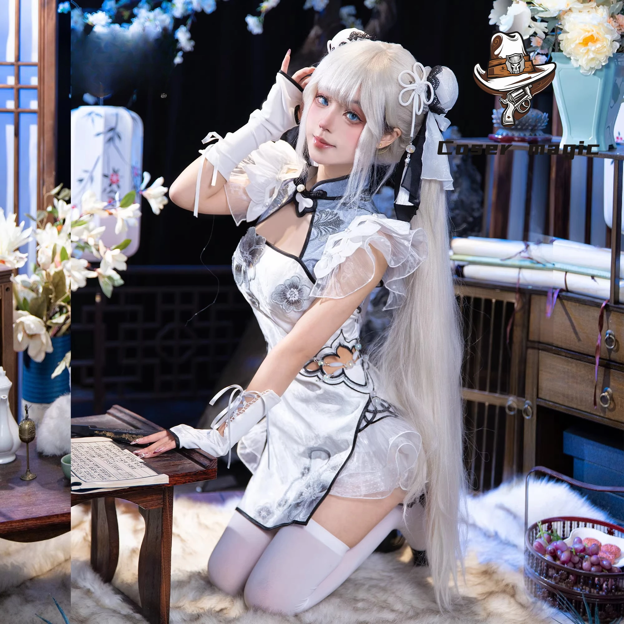 

Game Naraka: Bladepoint Yin Ziping Cosplay Costume Uniform Halloween Carnival Party Christmas Play Role Clothes Clothing