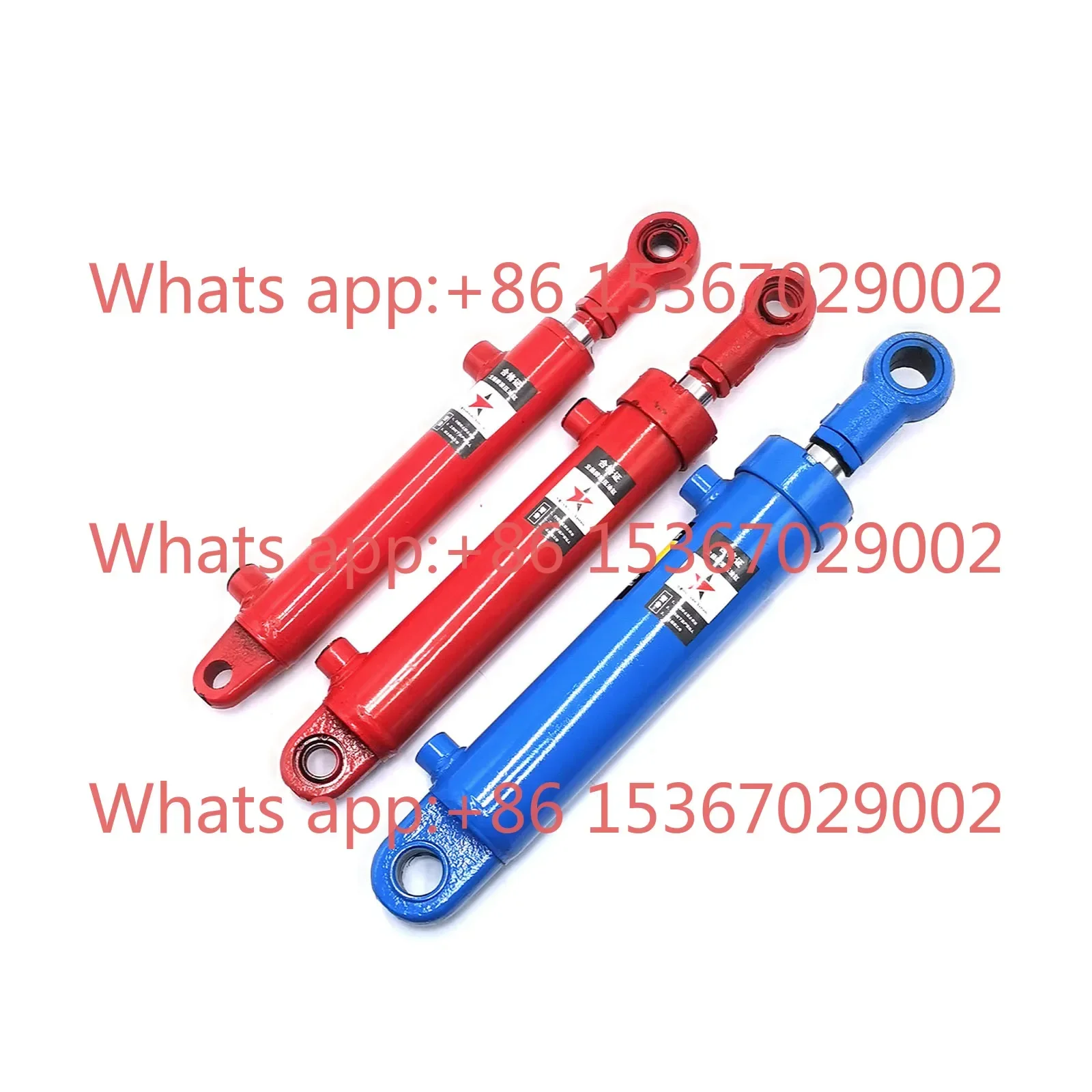 Hydraulic cylinder 5T non-standard oil top earrings two-way lifting and telescopic engineering hydraulic cylinder