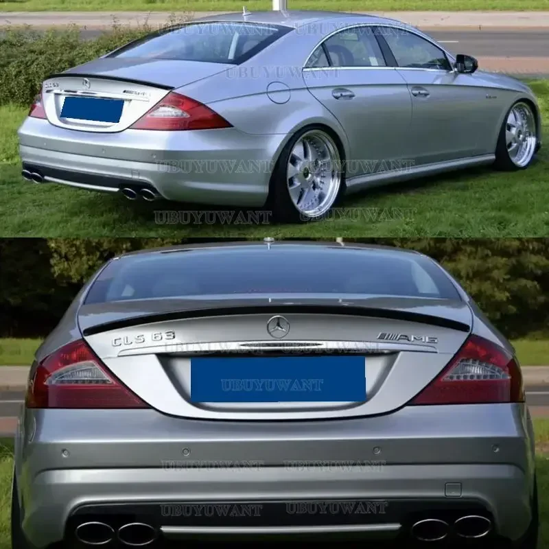 For CLS Class W219 CLS280 CLS320 CLS350 CLS500 CLS55 CLS63 2004 - 2011 High Quality ABS Rear Spoiler Wing Trunk Lip Car Styling