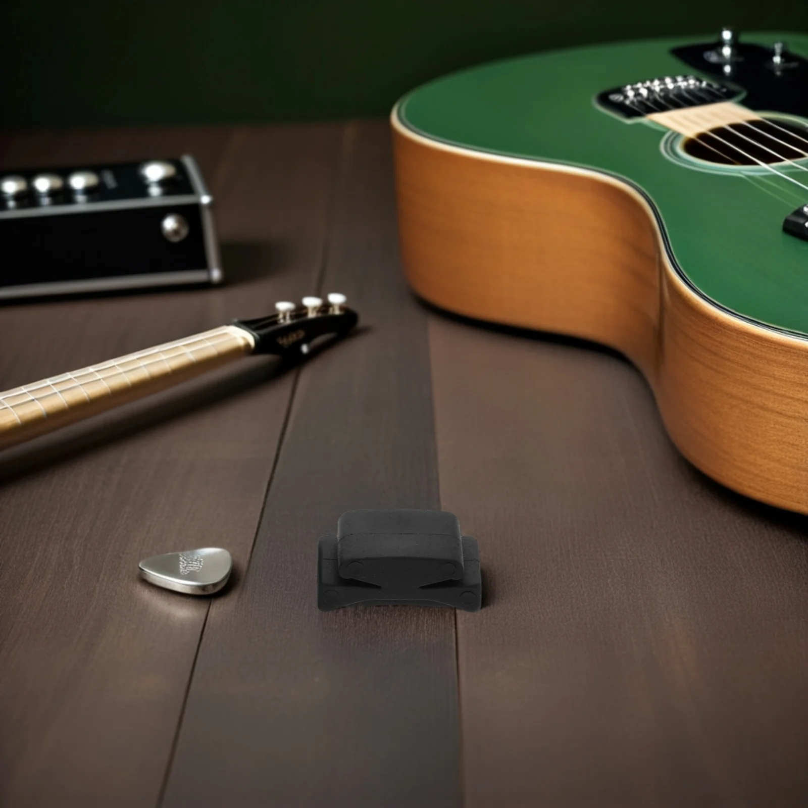 

5pcs Rubber Guitar Pick Holder For Headstock Bass Ukulele Non-Slip Plectrum Storage Organizer Display Stand Portable Picks Rack