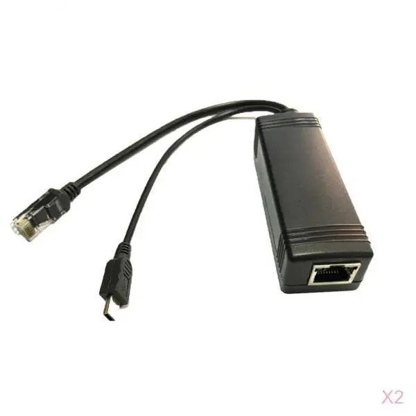 

Адаптер-сплиттер PoE Ieee802.3af, пластиковый, вход 48В, выход 5В, для точек доступа Wi-Fi PoE, 1000 Мбит/с