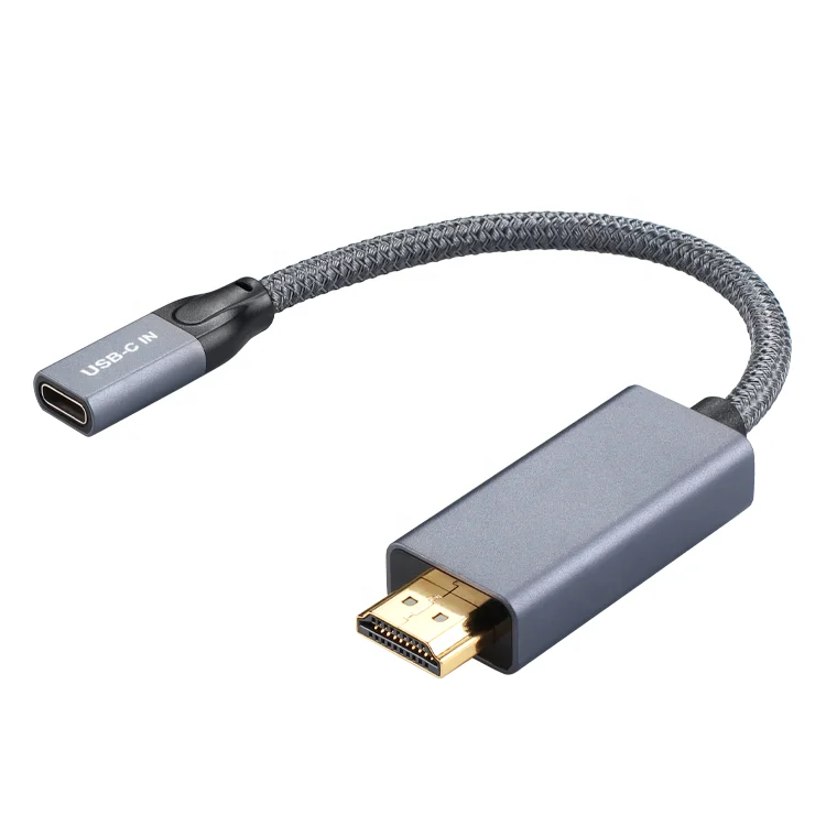 Wysokiej jakości USB C złącze żeńskie do hdtv-kompatybilny mężczyzna typ adaptera C 3.1 wejście do wyjście HD za pomocą tego narzędzia online bez