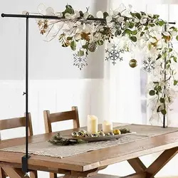Adjustable Table Rod Holder Backdrop Stand Party Decoration Metal Balloon Flower Arch Stand Birthday Wedding Party Decorations
