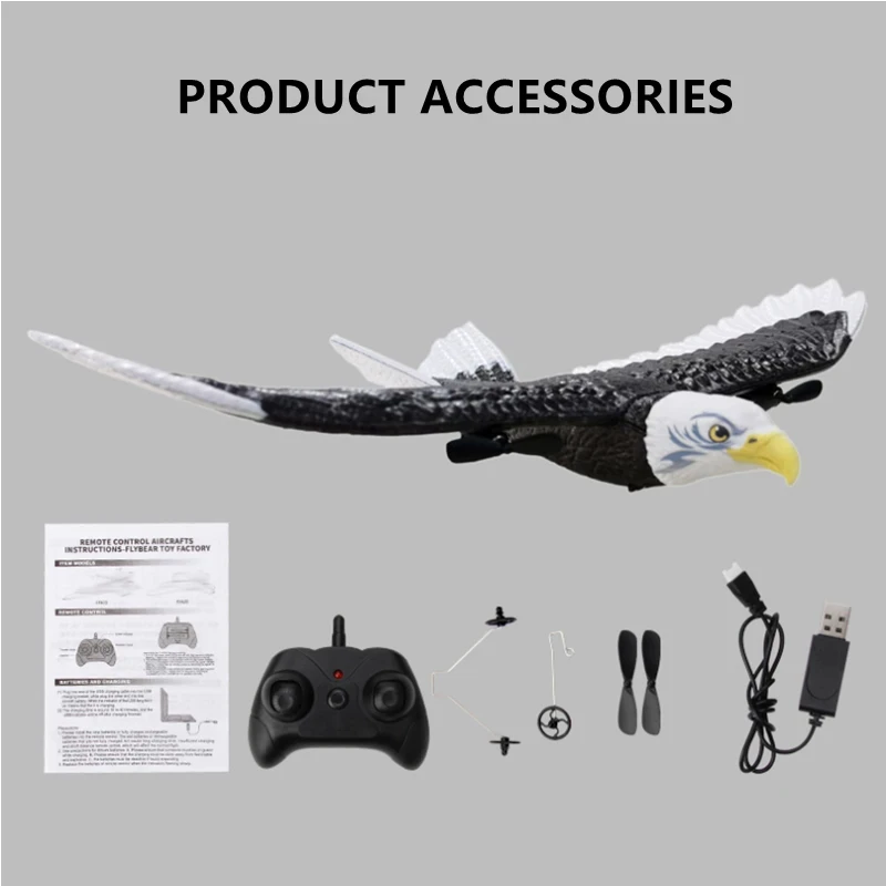 RC Plane FX-651 2.4G Wingspan Eagle Airplane Radio Control EPP Foam Aircraft Glider Remote Control Plane Glider For Boys Toys