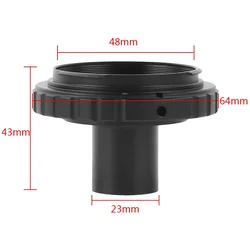 T2 Mount Camera Adapter Nikon Canon EOS SLR Camera Microscope Eyepiece Connector For 23.2mm Interface Biological Microscope