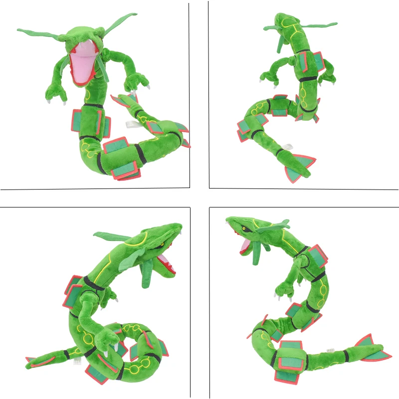 ตุ๊กตาโปเกมอน rayquaza ตุ๊กตาสัตว์นุ่มนิ่มของขวัญสุดพิเศษขนาด75ซม./30นิ้ว