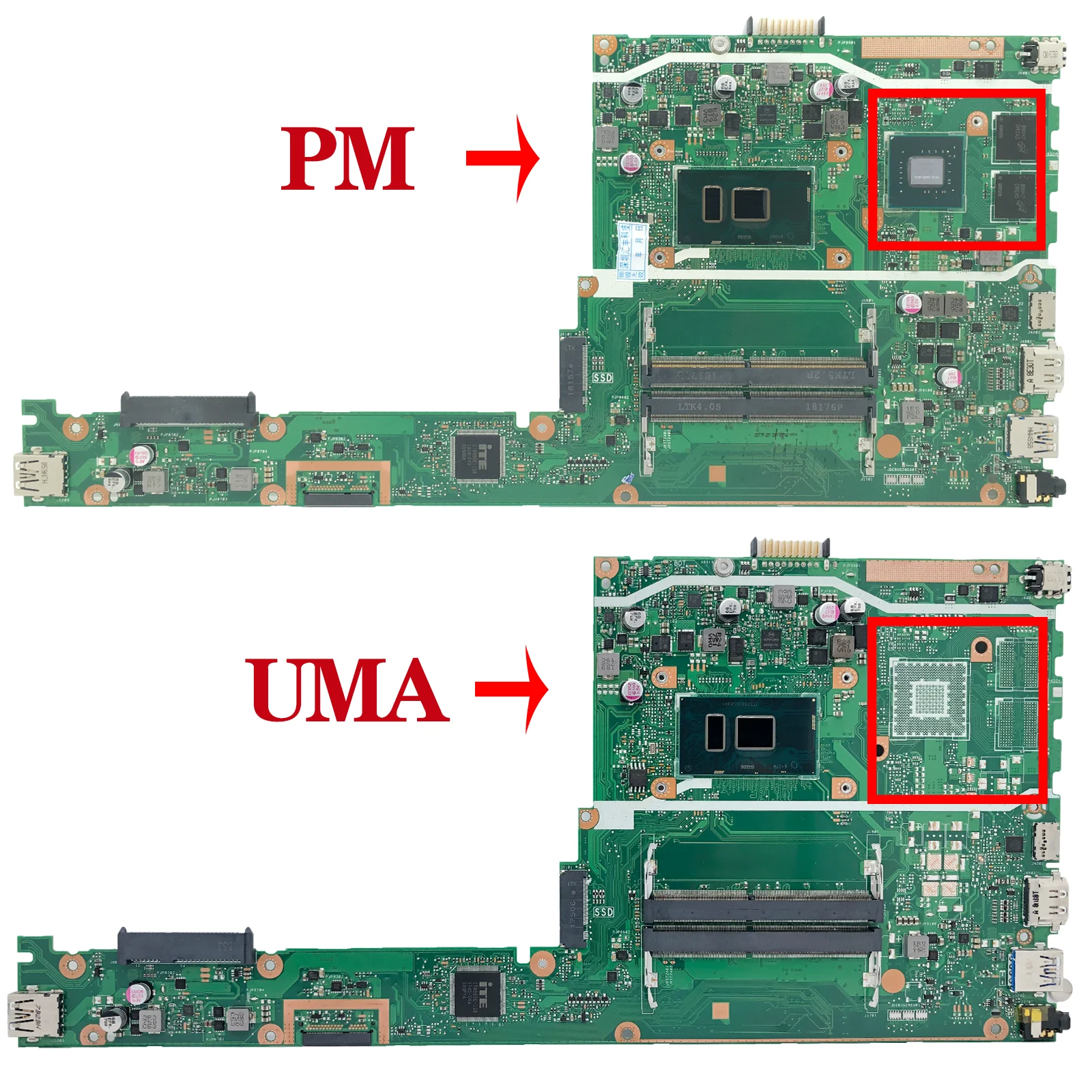 X407UA Mainboard For ASUS X407 X407U X407UB A407UB F407UA F407UB X407UF A407UA A407UF F407UF Laptop Motherboard I3 I5 I7