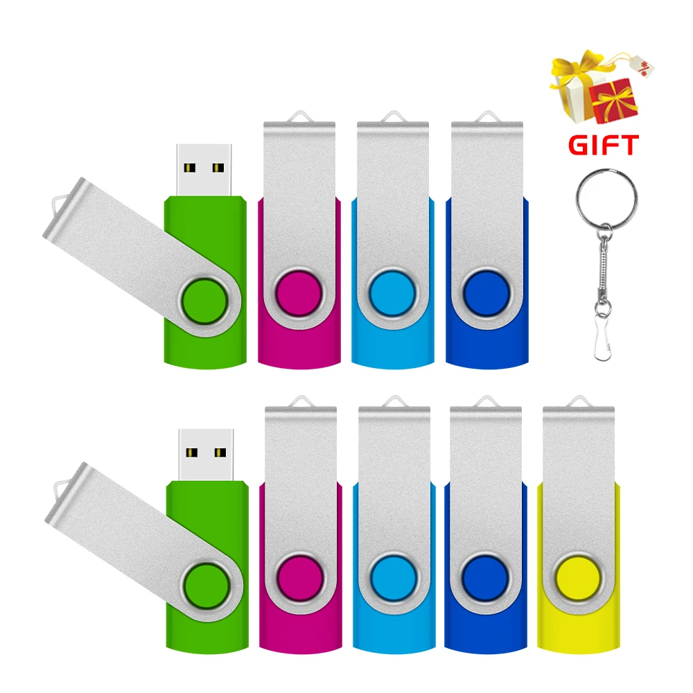 50 قطعة/الوحدة USB 2.0 بندريف 128 جيجابايت 64 جيجابايت 32 جيجابايت 16 جيجابايت 8 جيجابايت محرك فلاش USB 4 جرام محرك فلاش USB عصا أفضل هدية الذاكرة شعار مجاني