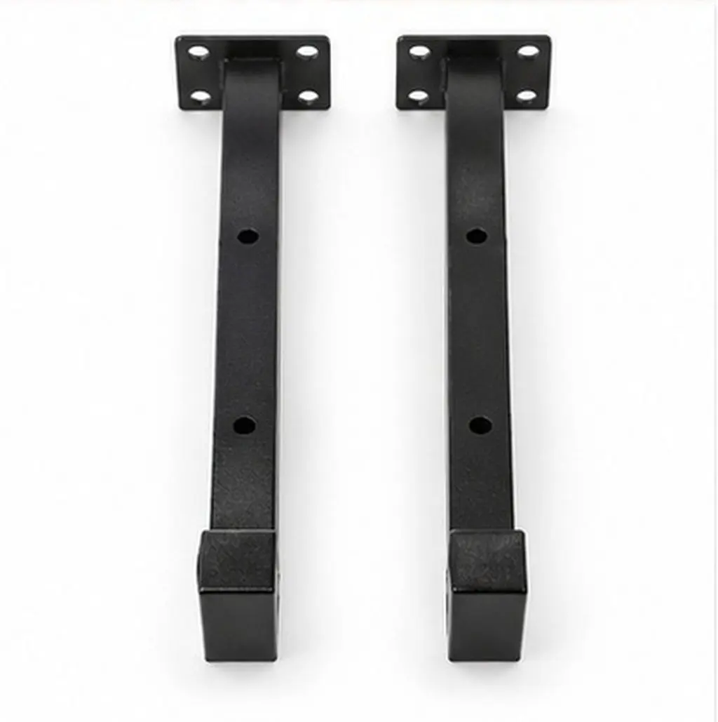 2Pcs Wall Shelf Supports Iron Thick Floating Shelf Brackets Heavy Duty Mounting Brackets for Books Photo Frames Living Room