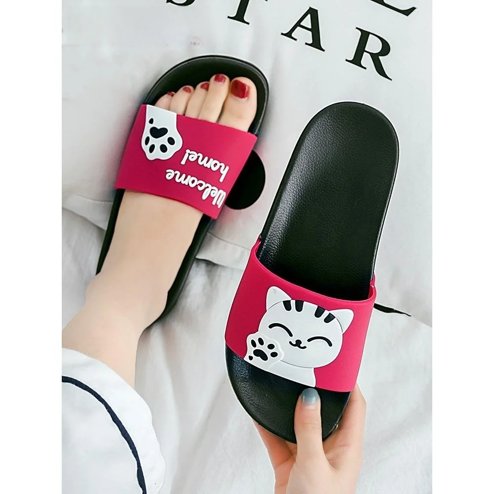 

Women's Summer Indoor Home Bathroom Bath Slippers Anti-Slip Home Use Cool Slippers Ladies Outdoor Summer Slippers