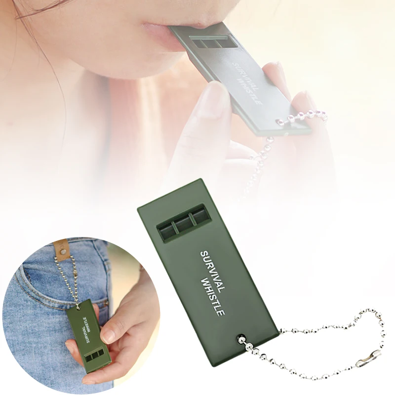 

Свистки для выживания на открытом воздухе Свисток для оказания первой помощи Высокочастотные свистки для облегчения землетрясения