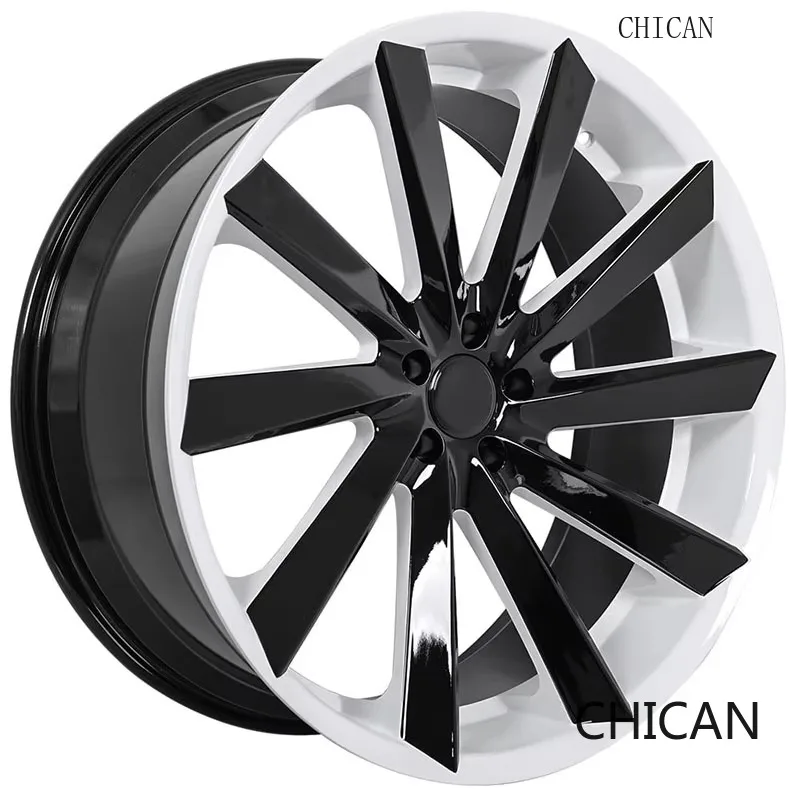 

【2026】CHICAN White Rim Black Spoke Forged Wheels 17-24 Inch ET 40mm Custom Performance Rims