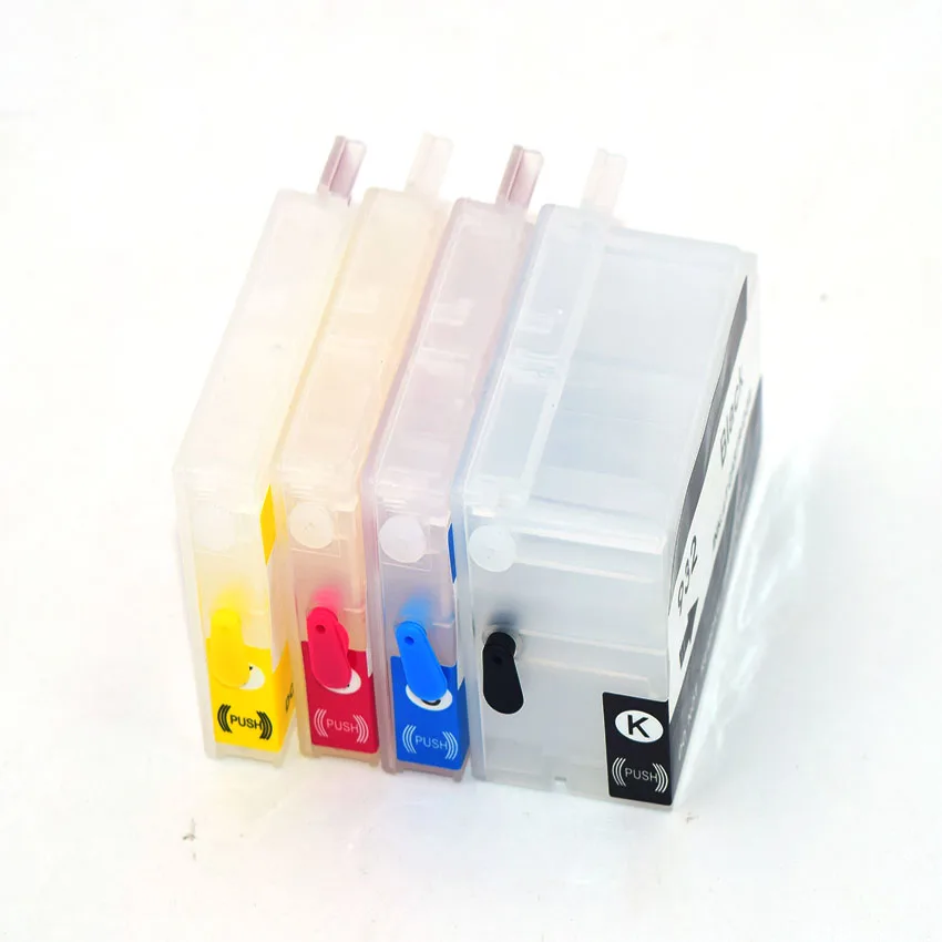 HP 932 933 932XL Officejet 6100 6600 6700 7110 7610 7612 7510 7512プリンター用自動リセットチップ付き詰め替えインクカートリッジ