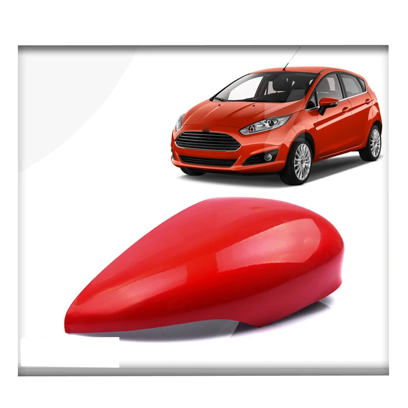 

RIGHT DOOR WING MIRROR COVER PAINTED COLORADO RED FOR FORD FIESTA (2008-2017)