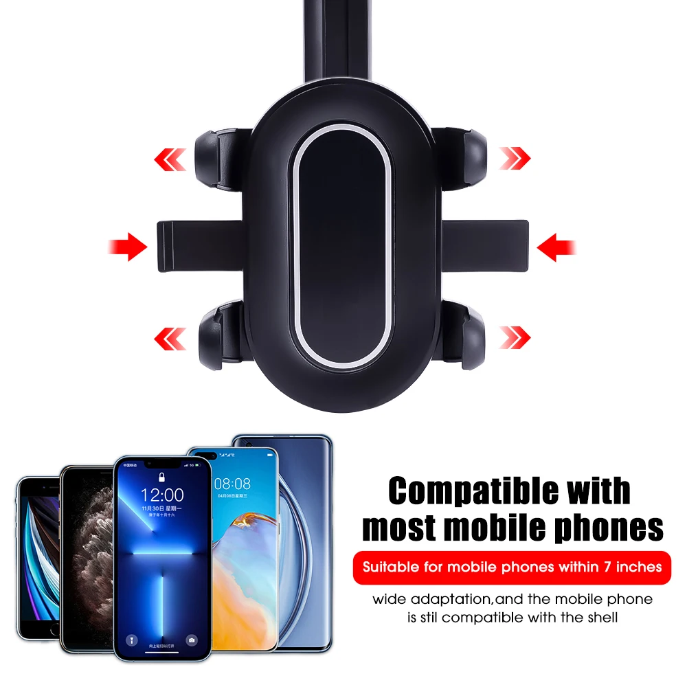 Rückspiegel Telefon Halter für Auto Montieren Telefon und Gps Halter Universal Rotierenden Einstellbare Teleskop 360 ° Auto Telefon Gerät – Detail 8