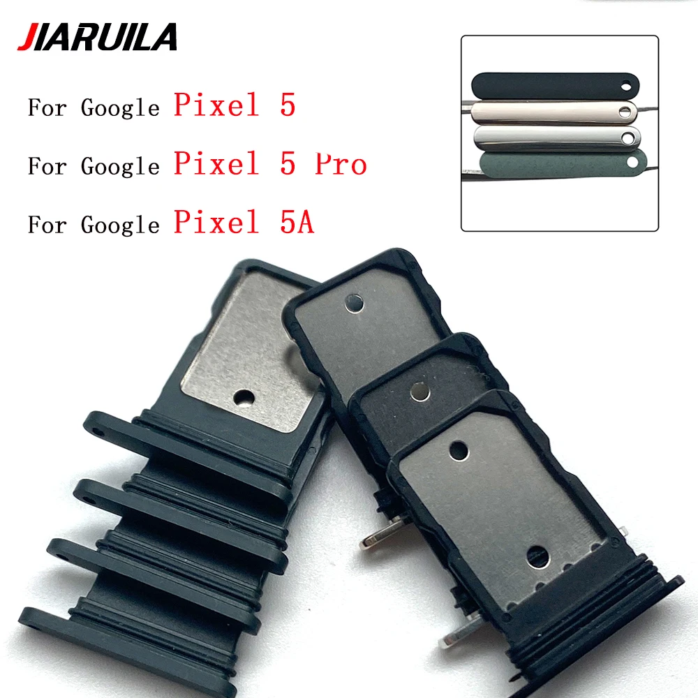 10Pcs , SIM Card Sim Tray Slot For Google Pixel 6 6a Pro 5A 5 SIM Card Adapter Tray chip slot drawer Holder