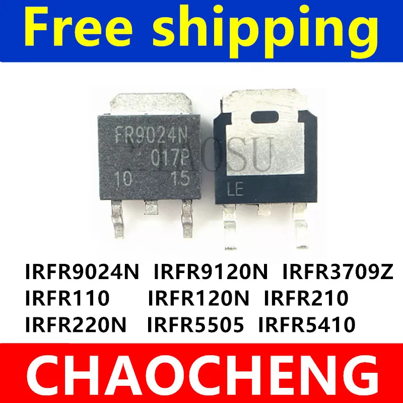 (10piece)100% New IRFR5505 IRFR9024N IRFR9120N IRFR3709Z IRFR110 IRFR120N IRFR210 IRFR220N IRFR5410 TO-252 Chipset
