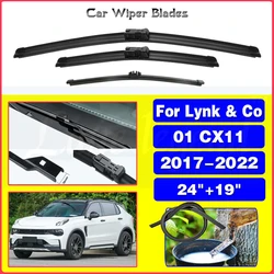 Car Front Rear Wiper Blades For Lynk & Co 01 CX11 2017 2018 2019 2020 2021 2022 Windshield Windscreen Accessories Window