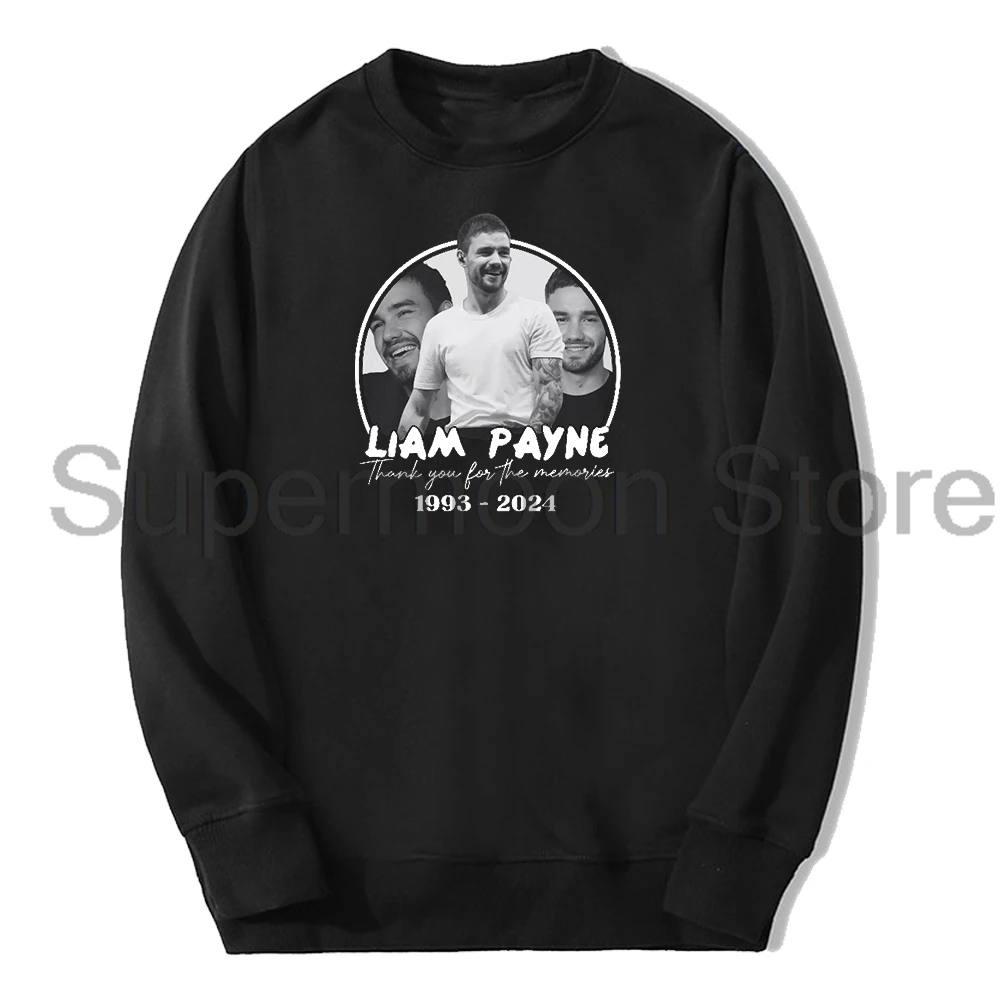 In Loving Memory Liam Payne 1993-2024 Rip Tribute Singer Rest in Peace Crewneck Long Sleeve Streetwear Women Men Sweatshirt