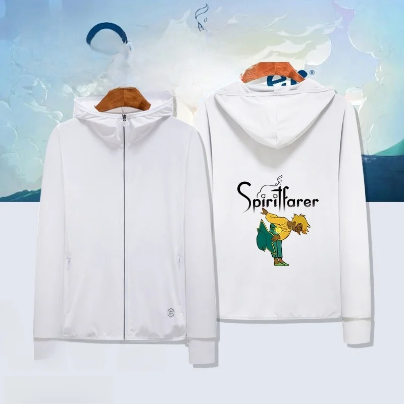 

Куртка Spiritfarer Ice Silk Quick Dry, быстросохнущая, свободного кроя, из смесового полиэстера, с защитой от солнца UPF50+, в молодежном стиле, на молнии