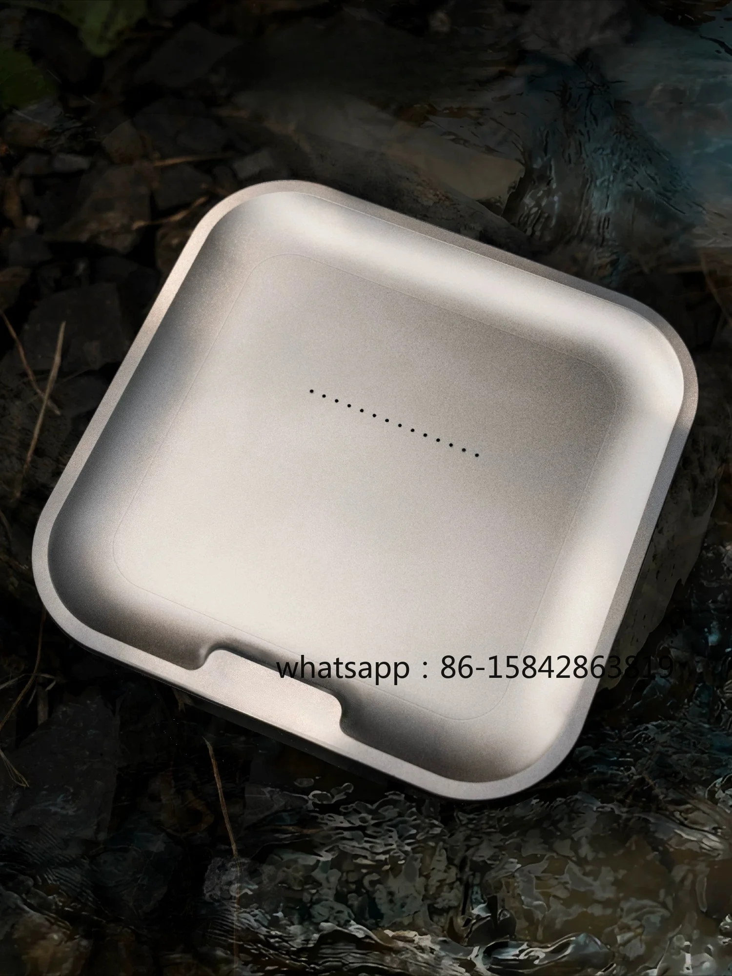 Metal Dining Table Bait Tray Rack, Fishing Table Bracket, Cross Wood and Follow Rod Black Pull Battery Accessories