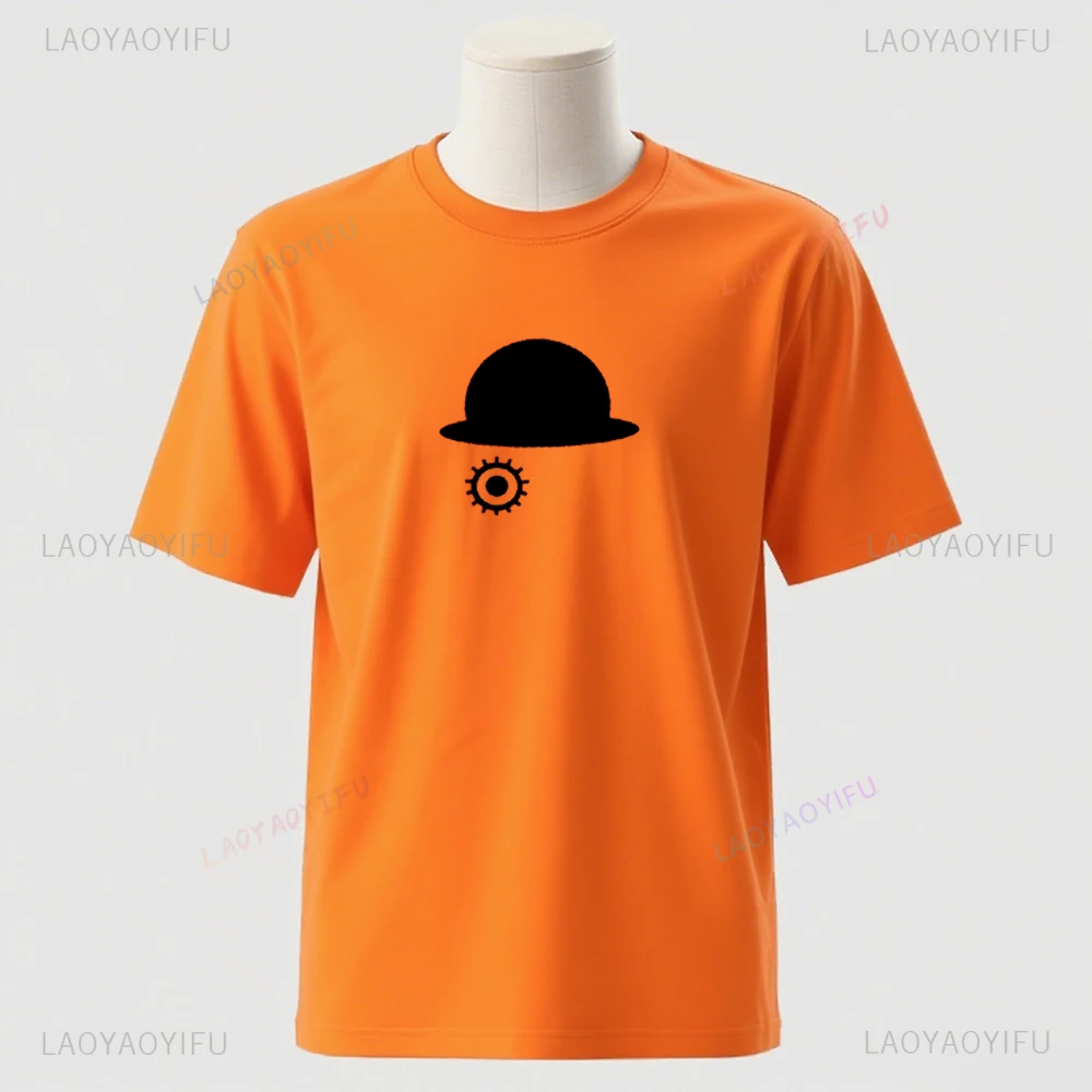 Clockwork Orange Style Unisex High Quality Cotton Graphic T Shirts Woman Man Vintage Movie T-shirt Fashion Casual Short-sleev