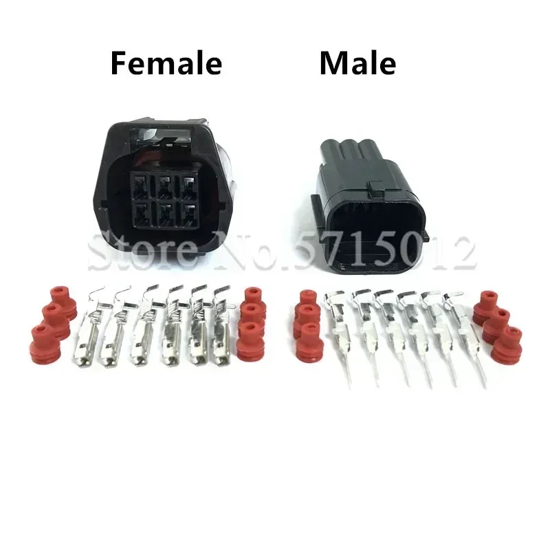 6 Hole Auto Electrical Accelerator Pedal Sensor Plug 7283-9332-30 7182-9331-30 Car Waterproof Automotive Wiring Connector