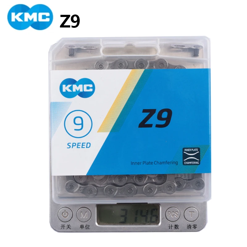 KMC X11 X10 X9 Z9 X8 Bicycle Chain 128L 6 7 8 9 11s Bicycle Chain With Original Box Magic Button For Mountain/Road Bike Bicycle