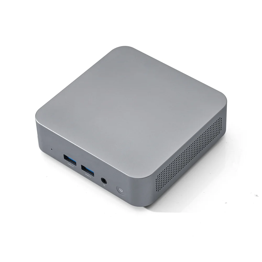 HUNSN-Mini Computador Desktop, 4K, HTPC, Kodi Box, Core I7 1185G7, BM35, Windows 11,2 x Completo em Destaque, Tipo-C, 2 x HDMI2.0b