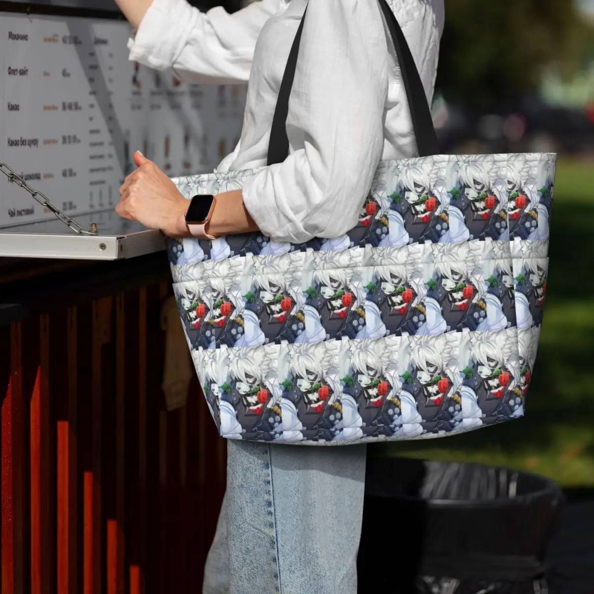 Zenless Zone Zero - Von Lycaon Beach Tote Bag Sport Gym Yoga Duffle Large Tote Bag Women Travel Bag Fitness bag
