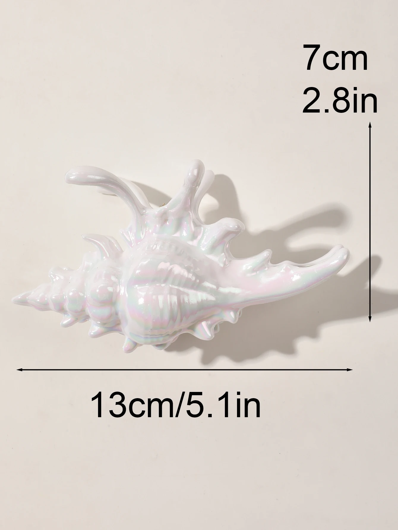 جديد قوقعة تصميم دبوس الشعر أنيقة المحيط مشبك شعر مقاطع للشعر الرقيق ، هدية القرش كليب عطلة الشعر التقييم للنساء #6