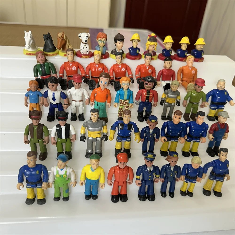 Original Multi Style Firefighter Sam and His Team Friendly Friends Children's Cartoon Anime Characters Children's Toys