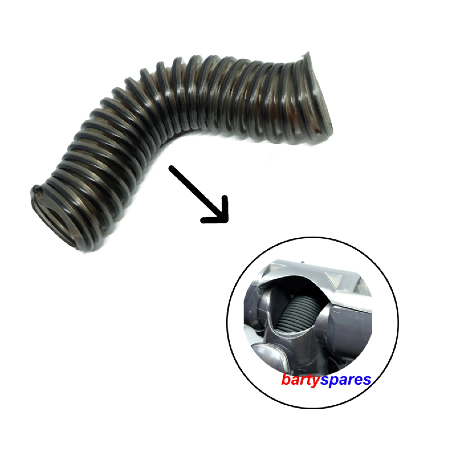 1pc duto inferior reparação mangueira piso bocal mangueira para tubarão foguete verdadeiro animal de estimação fino vácuo hv300 hv322 hv320 hv380 hv380uk acessórios